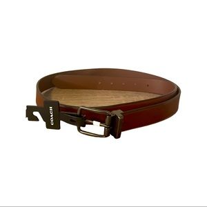 New Mahogany Brown Coach belt